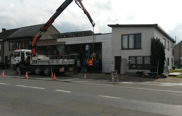 Enkele foto's van onze verbouwingen